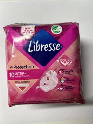 Libresse прокладки гігіенічні V-Protection (10 шт/уп) 001806 фото