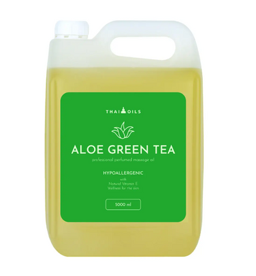 Масажна олія Thai Oils, "Aloe green tea" - 5 літрів 002828 фото