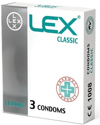 Презервативы LEX Classic 3 шт 001740 фото