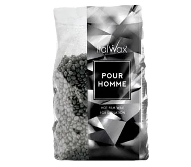 Гранулированый воск для депиляции SILVER (для мужчин) POUR HOMME Ital Wax 3164 000916 фото