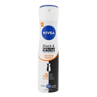 Антиперспірант Nivea Чорне та Біле Невидимий: Ultimate Impact 150 мл 003940 фото