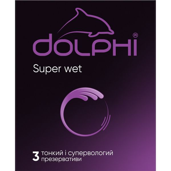 Презервативи Dolphi Super Wet 3 шт 002307 фото