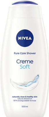 Гель-уход для душа Nivea Creme Soft и миндальное масло 500 мл 003935 фото