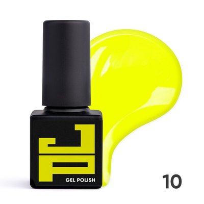 Гель-лак Jerden Proff 010 Neon yellow неоново-желтый. 5 мл 003826 фото