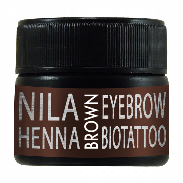 Nila Хна для брів та біотату Коричнева brown, 10 г 002720 фото