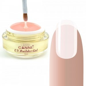 Конструувальний гель CANNI 325 Light Nude напівпрозорий, 15 ml 003790 фото