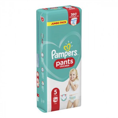 Підгузки-трусики Pampers Pants размер 5 (12-17 кг) 48 шт 001530 фото