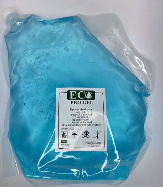 Гель для УЗД EcoPro Gel 5000 г. Блакитний 003053 фото