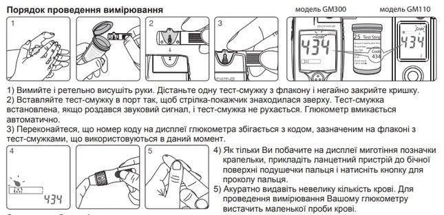 Тест-полоски Bionime Rightest GS 300, 25 шт 001803 фото