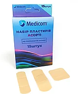 Набор пластырей Medicom 15шт/упаковка АСОРТИ 001532 фото