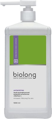 Засіб для дезінфекції рук і шкіри БиоЛонг, - 1000 мл 000732 фото
