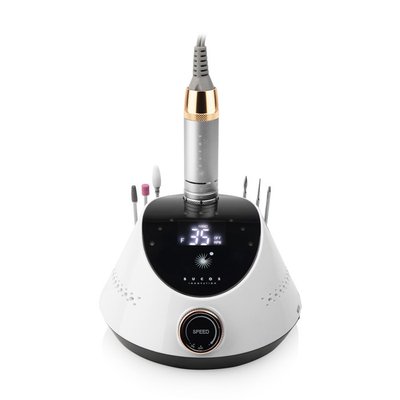 Фрезер для маникюра Bucos Nail Drill X2 PRO WHITE PEARL - 35 000 об/мин 65W 002667 фото