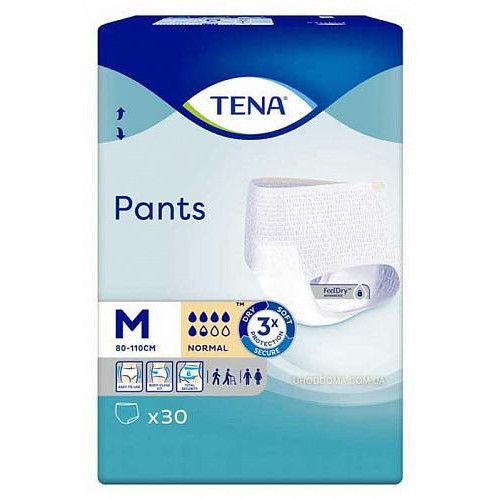 Tena Подгузники-трусики для взрослых Pants Normal Medium 2*30см (30шт/уп) 001825 фото