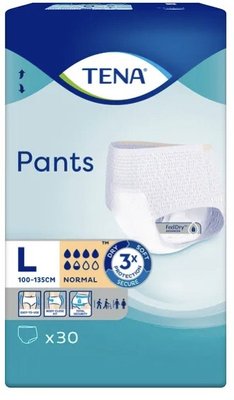 Tena Підгузники-трусики для дорослих Pants Normal Large 2*30см (30 шт/уп) 001824 фото