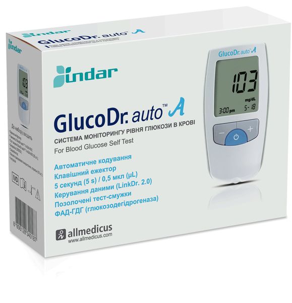 Тест-смужки GlucoDr. auto / auto A, 50 шт. - 10/2025 000405 фото