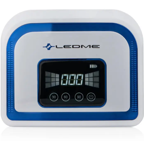 Лампа для манікюру LEDME 5B 120W BLUE з акумулятором 002809 фото