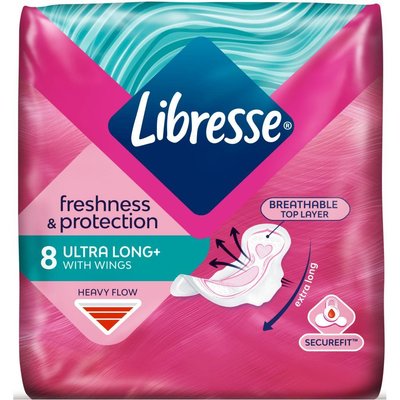 Libresse прокладки гігіенічні Freshness protection (8шт/уп) 001810 фото