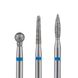 Стартовый набор фрез Nail Drill Set-1 Blue для плотной кутикулы (3 фрезы, средняя абразивность) 002594 фото 1